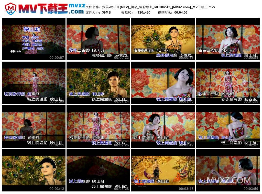 黄英-映山红(MTV)_国语_流行歌曲_MC206542